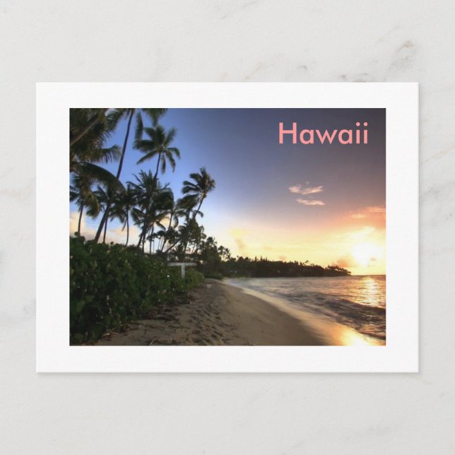 hawaii vykort (Framsida)