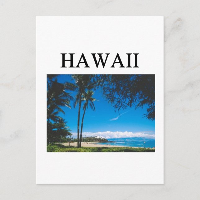 hawaii vykort (Framsida)