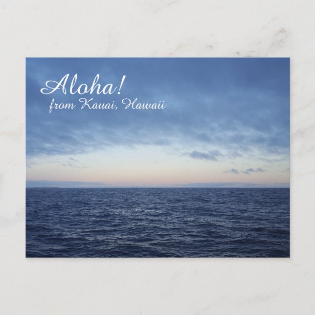 Hawaii vykort (Framsida)