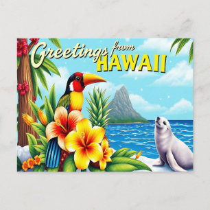 HAWAII-vykort Vykort