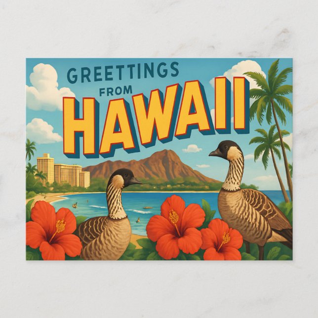 HAWAII-vykort Vykort (Framsida)