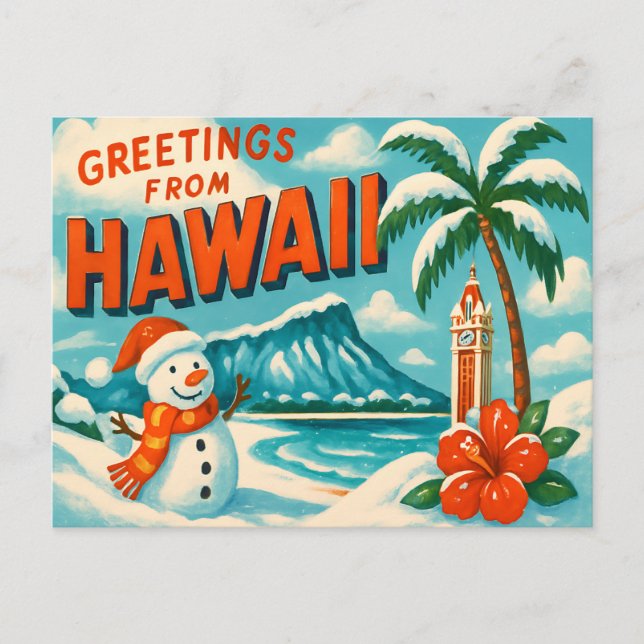 HAWAII-vykort Vykort (Framsida)