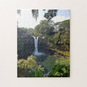 Hawaii Waterfall Scenia Travel Photography Pussel