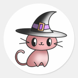 Hawaii Witch Cat Runt Klistermärke