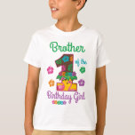 Hawaiian aloha Brother of the First Birthday T Shirt<br><div class="desc">Denna speciella t-shirt,  speciell och personlig-design</div>