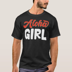 Hawaiian Aloha Girl Hawaii Pineapple Tiki T Shirt