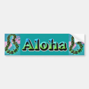 Hawaiian Aloha Lei humper-dekal Bildekal