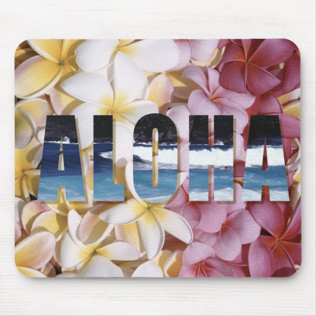 Hawaiian ’Aloha’ Mousepad Musmatta (Framsidan)