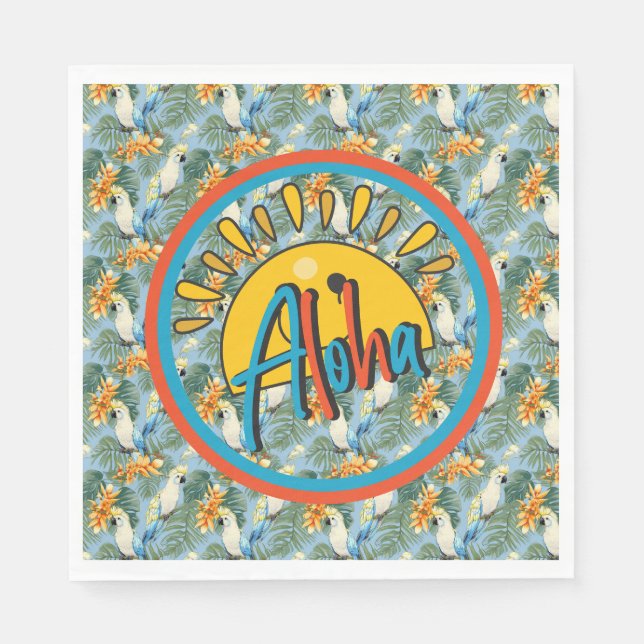 Hawaiian Aloha Pappersservett (Framsidan)