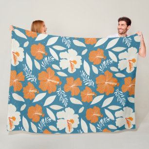 Hawaiian aloha print fleecefilt