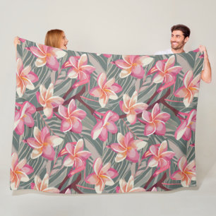 Hawaiian aloha print fleecefilt