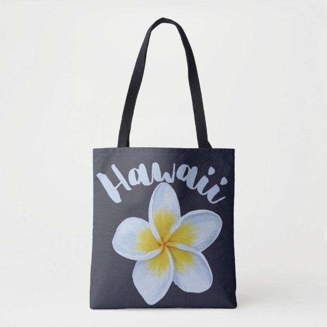 Hawaiian Aloha State Tote Bag Tygkasse (Framsida)