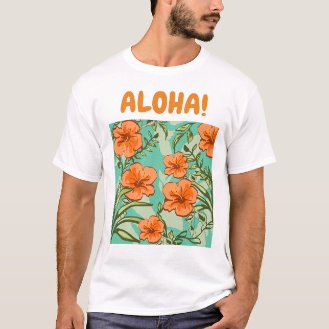 HAWAIIAN ART T-Shirt (Framsida)