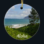 Hawaiian Beach-julprydnad Julgransprydnad Keramik<br><div class="desc">Kärlek Hawaii eller till och med bilder på Hawaii? Hur kan du kombinera din kärlek för Hawaii med julens magi? Här är en vacker hawaiisk strandornament för Julgran. Här på JBCreations (även känt som IshoppeJBC) kan du från vår presentbutik säga att vi är stora beundrare av vackra landskap. Från resa...</div>