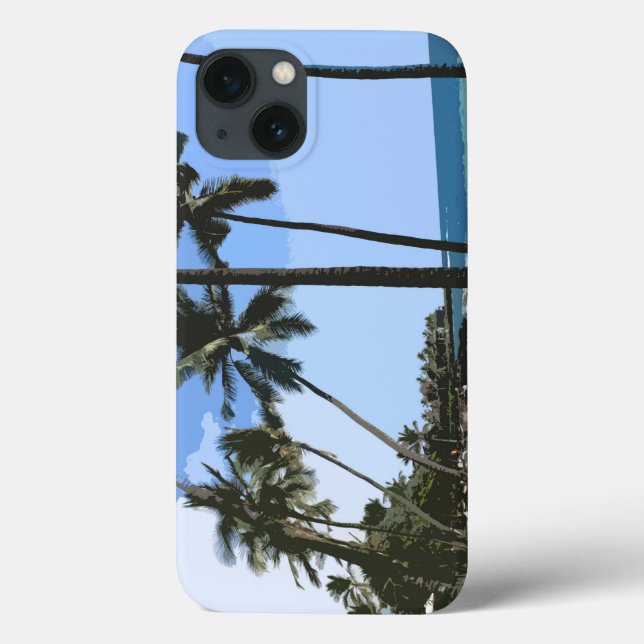 Hawaiian Beach Scene iPad Air Case (Baksida)