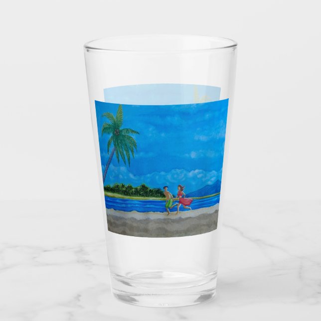 Hawaiian Beach Springa Glaskopp (Framsida)