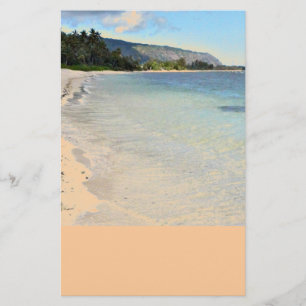 Hawaiian Beach Stationery Brevpapper