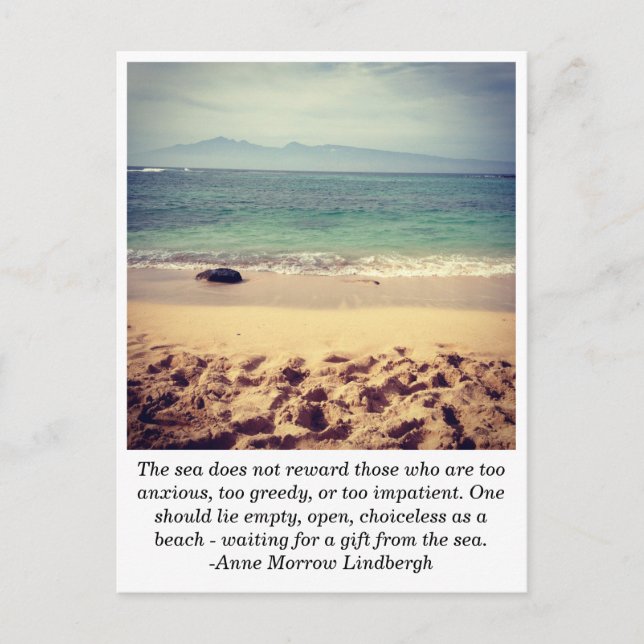 Hawaiian Beach vykort (Framsida)