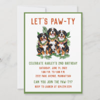 Hawaiian Bernese Mountain Hundar Flower Lei
