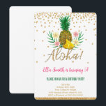 Hawaiian Birthday Kids bjudande Inbjudningar<br><div class="desc">Hawaiian Birthday Kids bjudande</div>