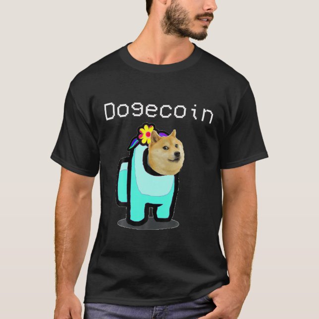 Hawaiian Boy Dogecoin Crypto WSB CryptoValutor T Shirt (Framsida)