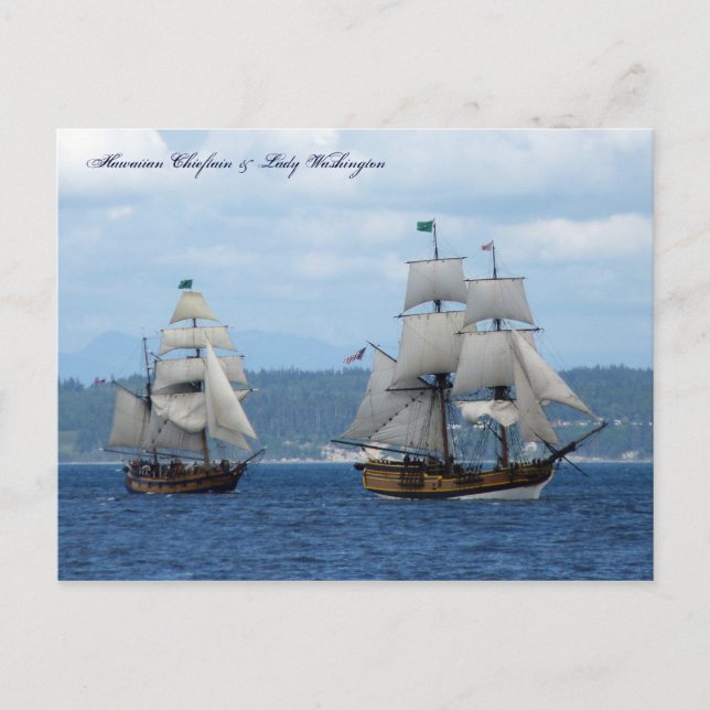 Hawaiian Chieftain & Dam Washington Vykort (Framsida)