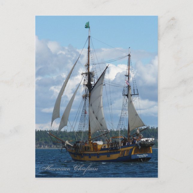 Hawaiian Chieftain Vykort (Framsida)