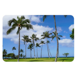 Hawaiian Coconut Träd Photo Magnet