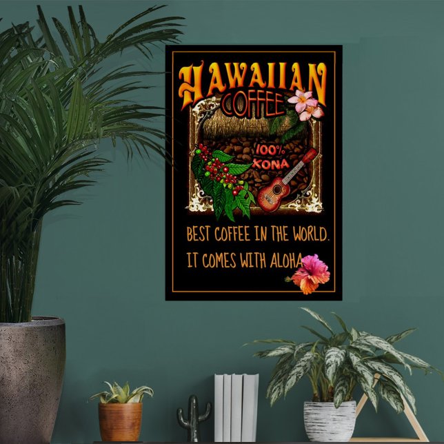 Hawaiian Coffee Poster (Skapare uppladdad)