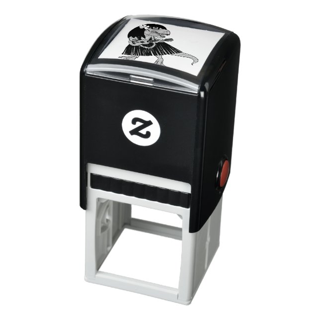 Hawaiian Dinosaur Ukulele Självfärgande Stämpel (Produkt)