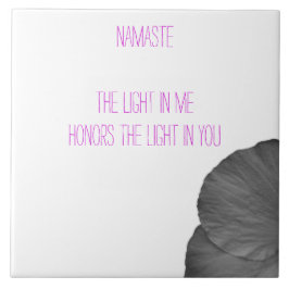 Hawaiian Dreams in Black and White Kakelplatta