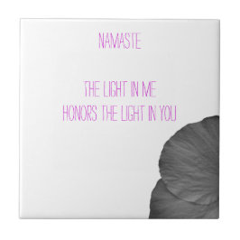 Hawaiian Dreams in Black and White Kakelplatta