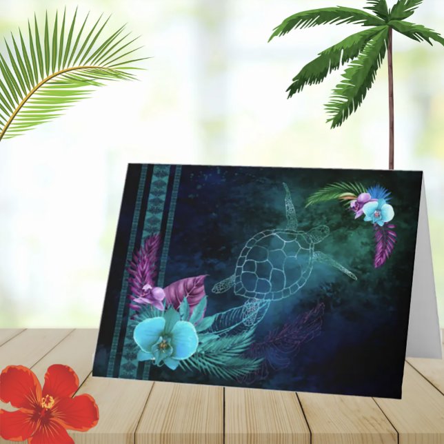 Hawaiian Dreams Note Card Anteckningskort (Skapare uppladdad)
