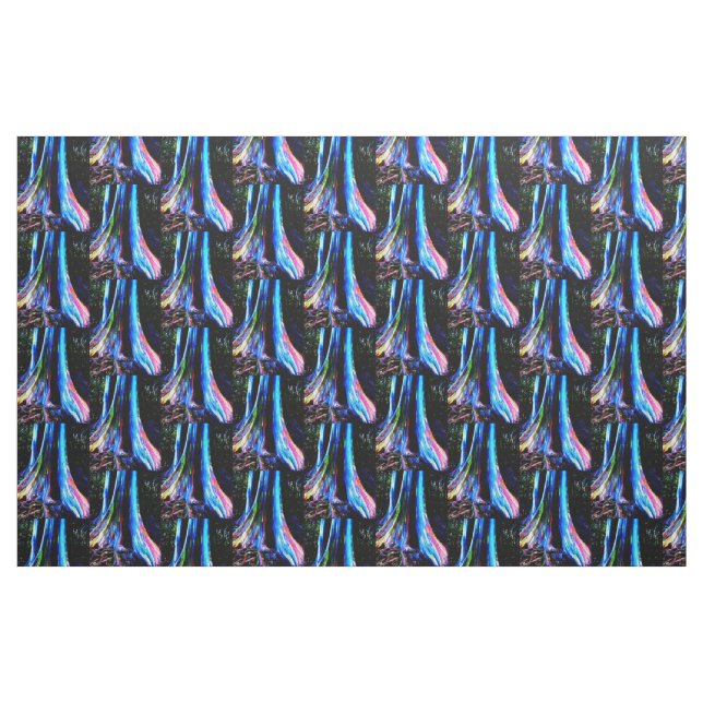 HAWAIIAN EUCALYPTUS RAINBOW TRÄD tyg (Fat Quarter)