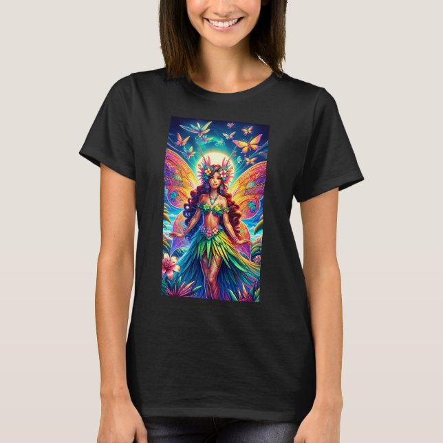 Hawaiian Fairy T Shirt (Framsida)