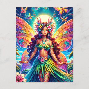 Hawaiian Fairy Vykort