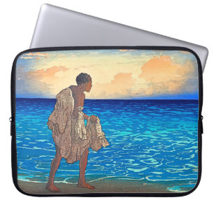 "Hawaiian Fisherman" - Charles W. Bartlett Laptop Fodral