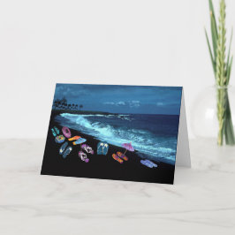 Hawaiian Flip Flop Beach Party Kort