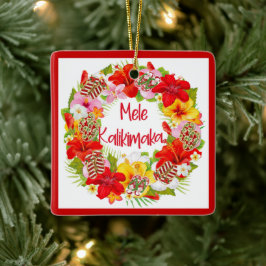 Hawaiian Flip Flop Wandeans Ornament