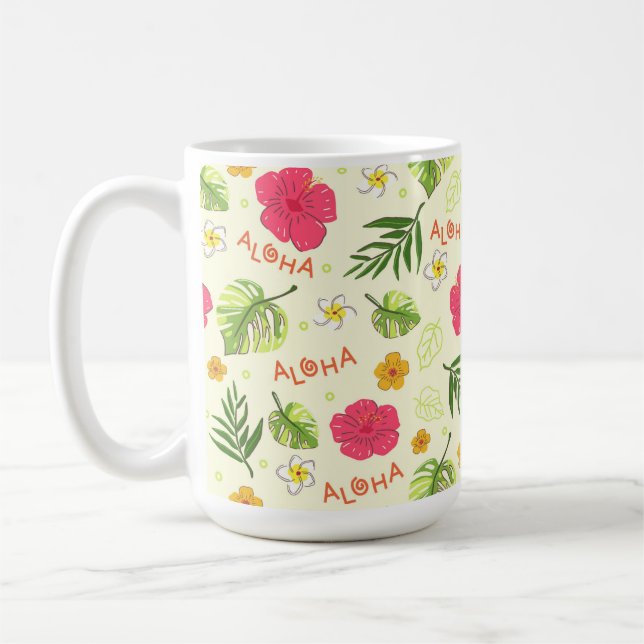 Hawaiian Floral Mug Kaffemugg (Vänster)