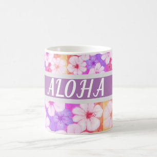 Hawaiian Flower Aloha 01 Kaffemugg