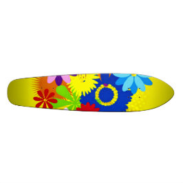 Hawaiian Flowers Penny Anpassningsbar Pro Long Boa Skateboard Bräda 19,5 Cm