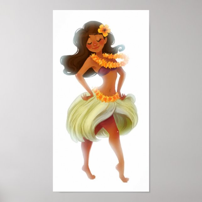 hawaiian gal poster (Framsidan)