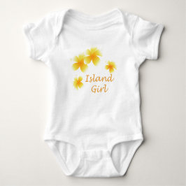 Hawaiian Girl Tropical Blommigt Infants Tröja