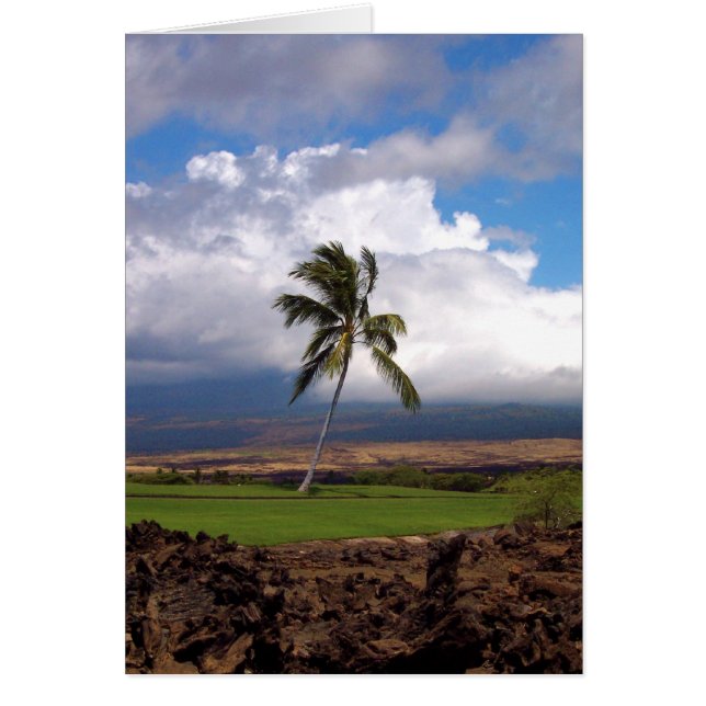 Hawaiian Golf Course View Hälsningskort (Framsidan)