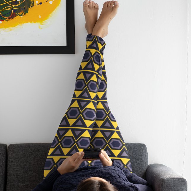 Hawaiian Gult Triangles Leggings (Skapare uppladdad)