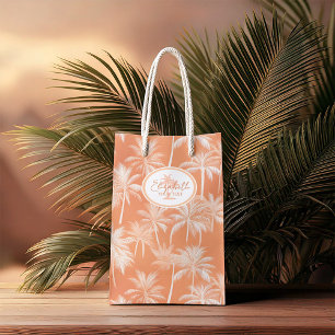 Hawaiian Handflatan Träd Silhouette Mönster Tacao 