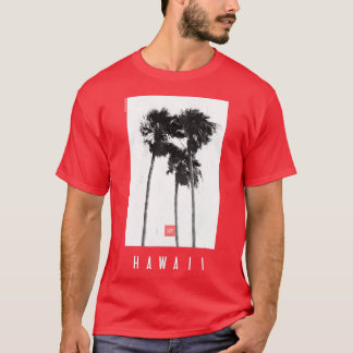 Hawaiian Handflatan Tropical Retro, sommar T Shirt