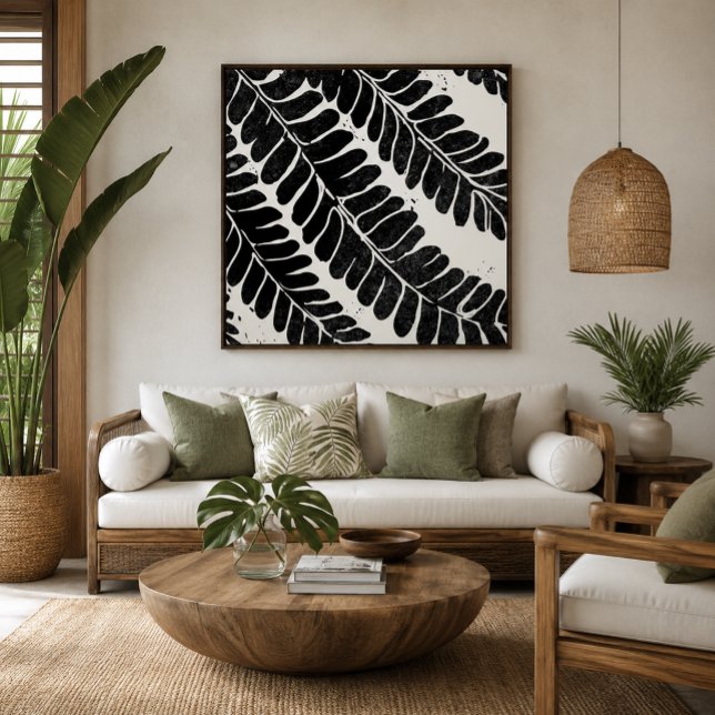 Hawaiian Haole Koa- leucaena blad Canvastryck (Skapare uppladdad)