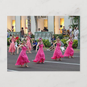 Hawaiian Helgdag Parad vykort